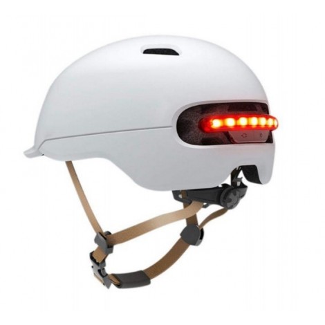 Casco Urbano con LED Smart4U - SH50 Blanco