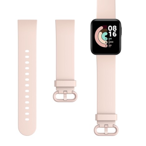 Para Xiaomi Redmi Watch 2 / Watch 2 Lite Correa de reloj integrada de  silicona de color sólido (rosa cereza)